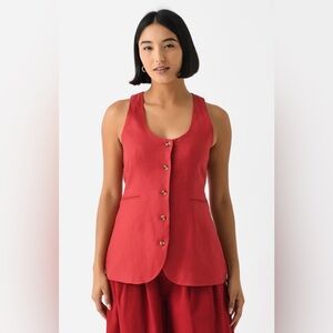 POSSE Ruben Gilet in Cherry